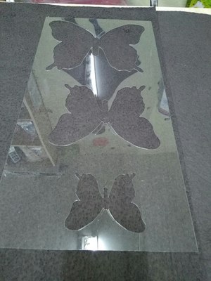 Трафарет "Три бабочки"