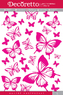 Розовые бабочки двухсторонние. 